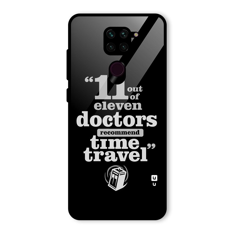 Doctors Recommend Time Travel Glass Back Case for Redmi Note 9