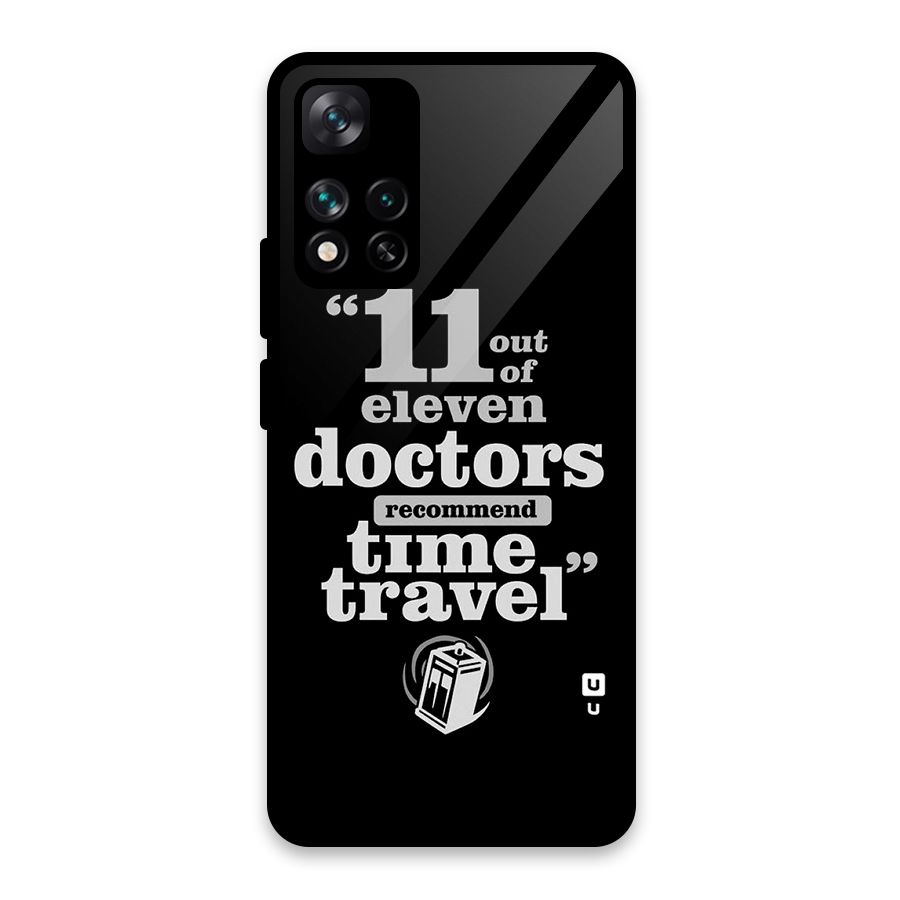 Doctors Recommend Time Travel Glass Back Case for Xiaomi 11i 5G