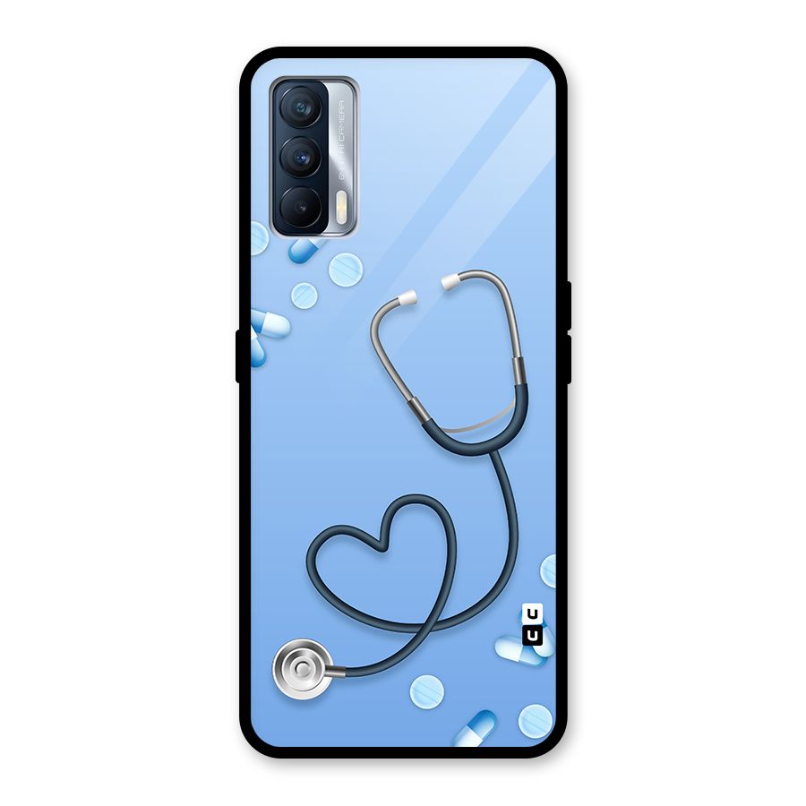 Doctors Stethoscope Glass Back Case for Realme X7