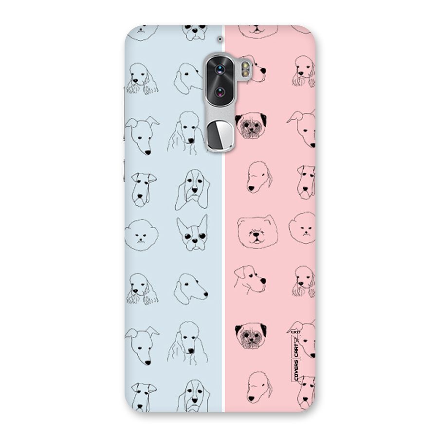 Dog Cat And Cow Back Case for Coolpad Cool 1