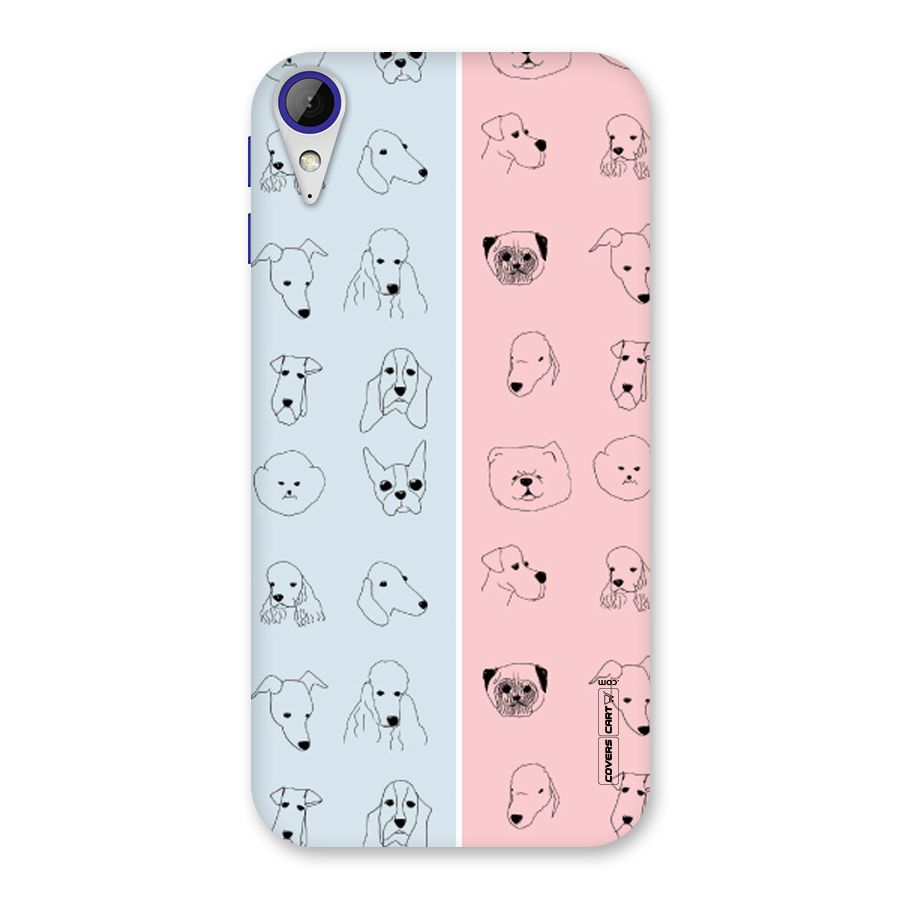 Dog Cat And Cow Back Case for Desire 830
