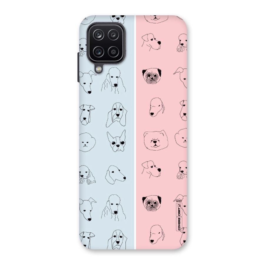 Dog Cat And Cow Back Case for Galaxy A12