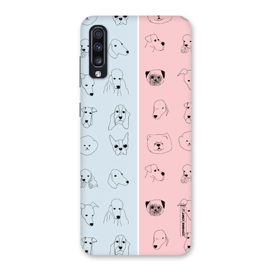 Dog Cat And Cow Back Case for Galaxy A70