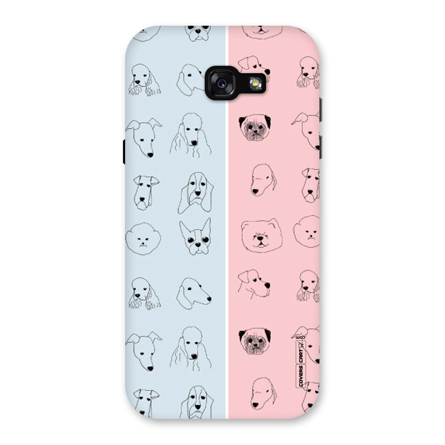 Dog Cat And Cow Back Case for Galaxy A7 (2017)