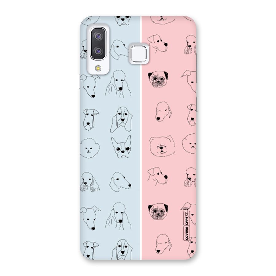 Dog Cat And Cow Back Case for Galaxy A8 Star