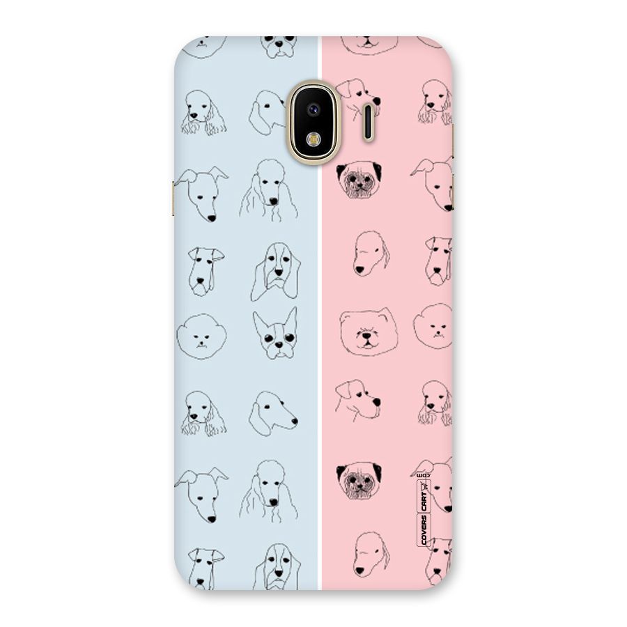 Dog Cat And Cow Back Case for Galaxy J4