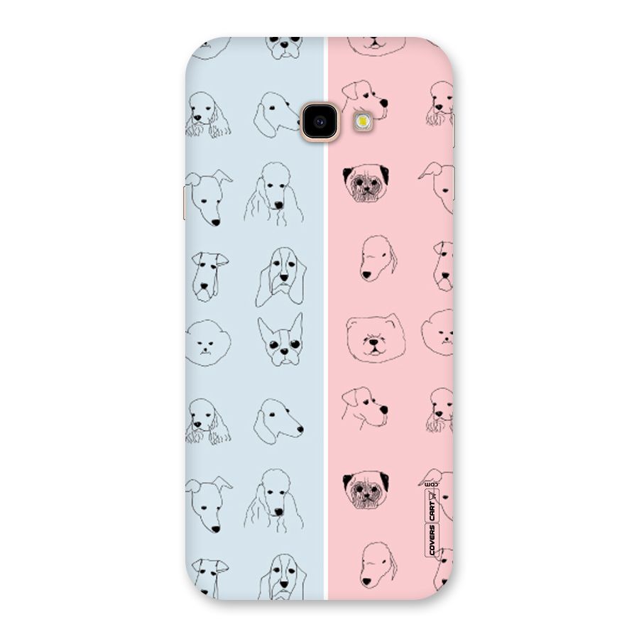 Dog Cat And Cow Back Case for Galaxy J4 Plus