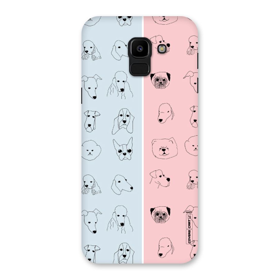 Dog Cat And Cow Back Case for Galaxy J6