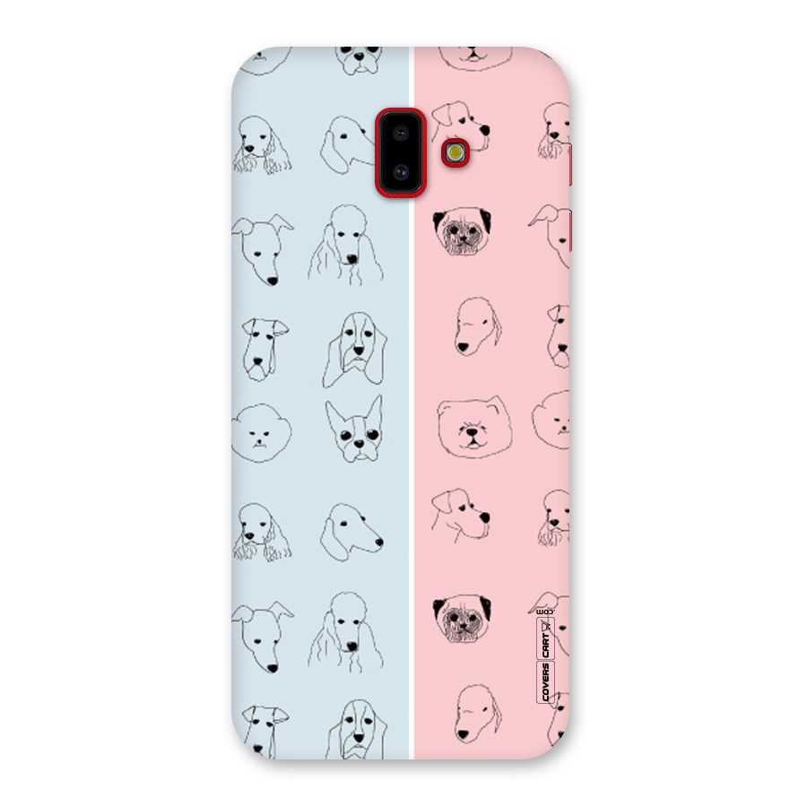 Dog Cat And Cow Back Case for Galaxy J6 Plus