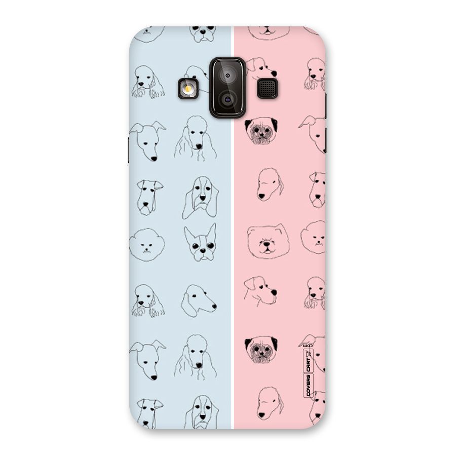 Dog Cat And Cow Back Case for Galaxy J7 Duo