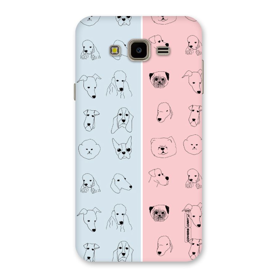 Dog Cat And Cow Back Case for Galaxy J7 Nxt