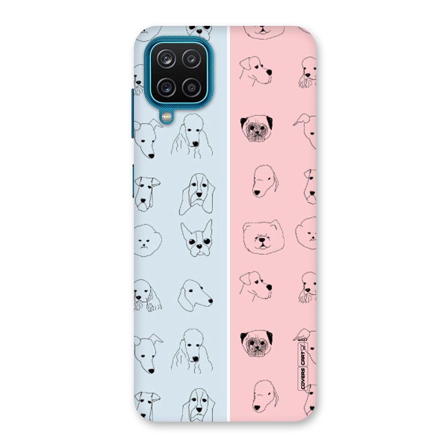 Dog Cat And Cow Back Case for Galaxy M12