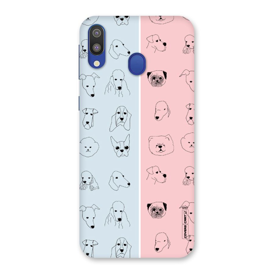 Dog Cat And Cow Back Case for Galaxy M20