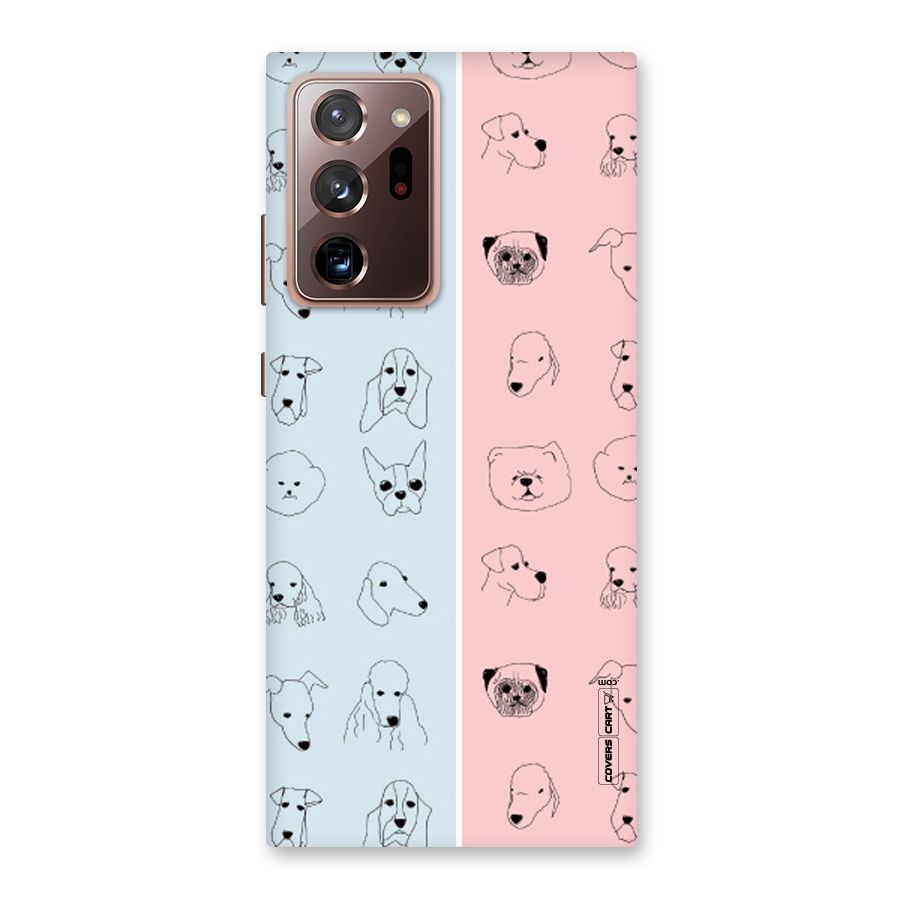 Dog Cat And Cow Back Case for Galaxy Note 20 Ultra