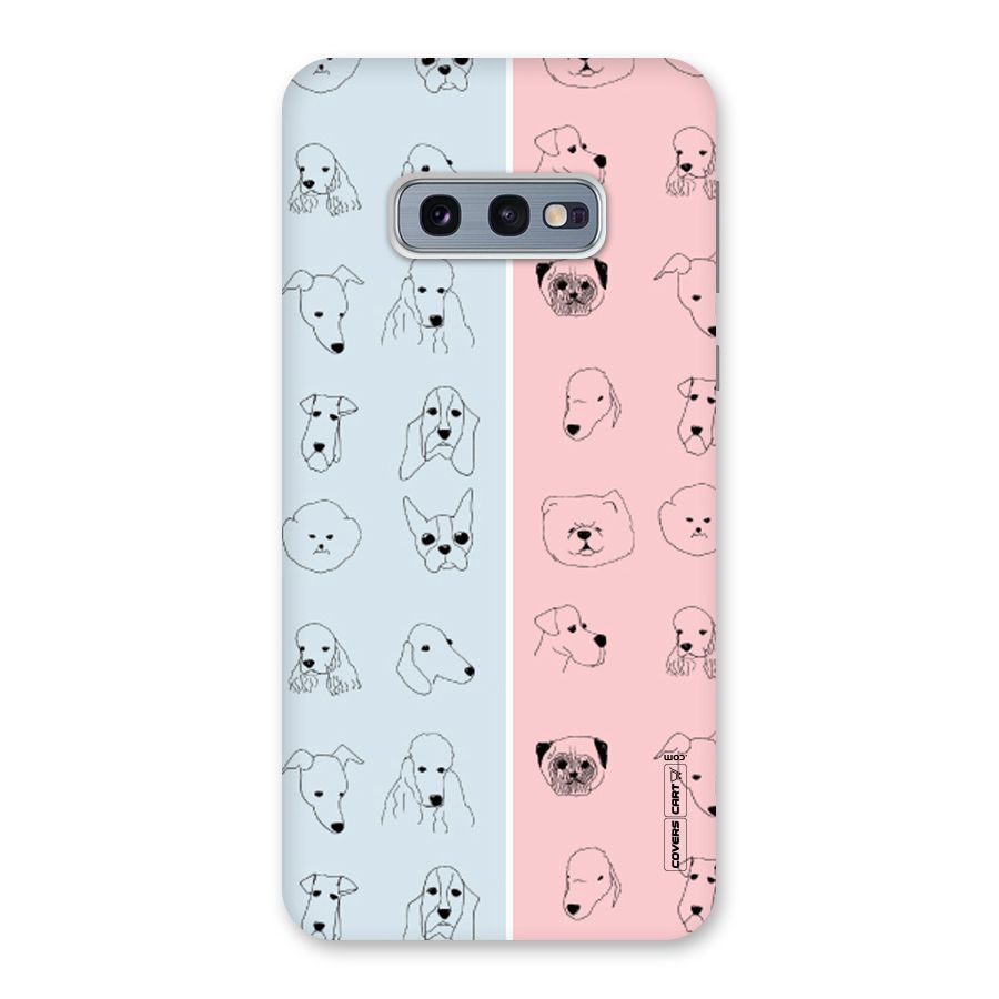 Dog Cat And Cow Back Case for Galaxy S10e