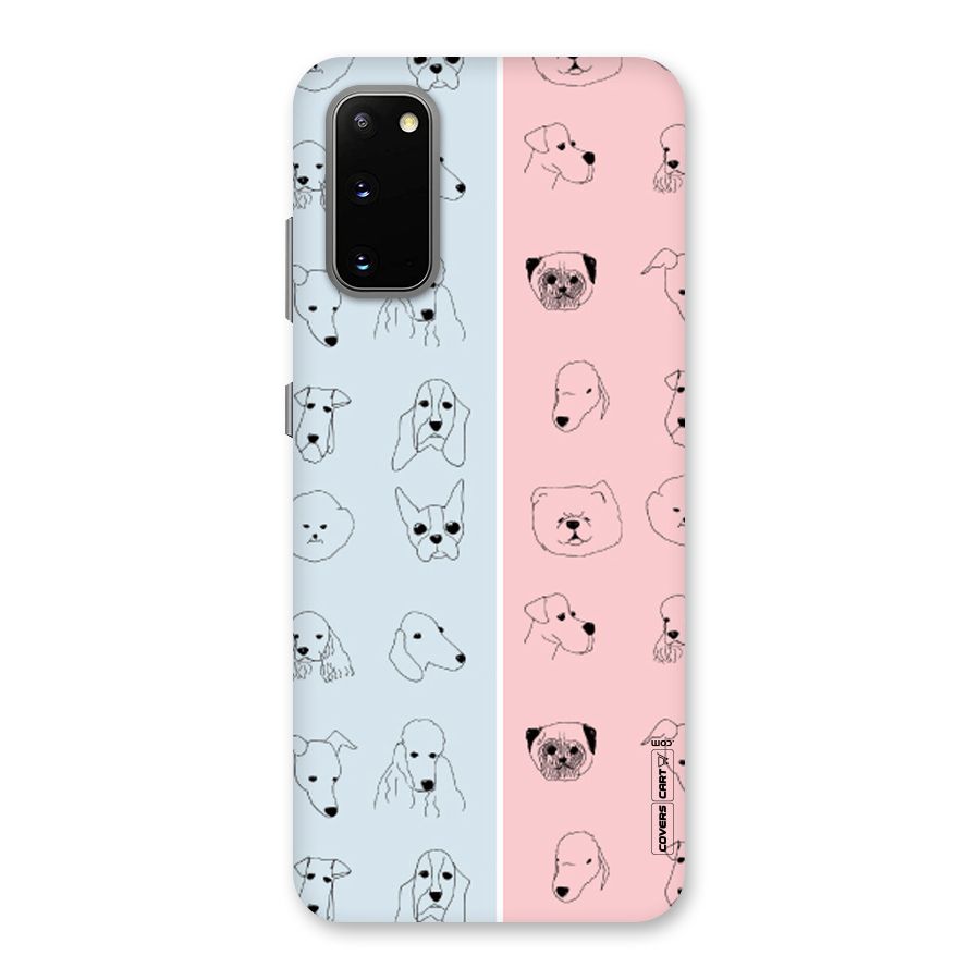 Dog Cat And Cow Back Case for Galaxy S20