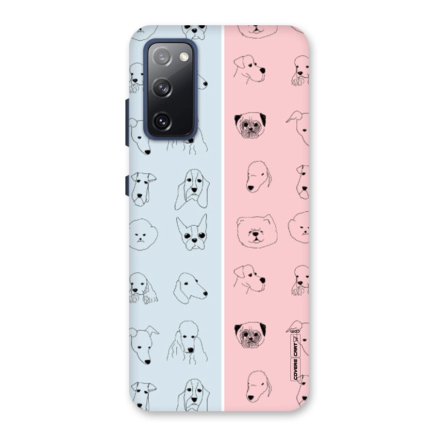 Dog Cat And Cow Back Case for Galaxy S20 FE