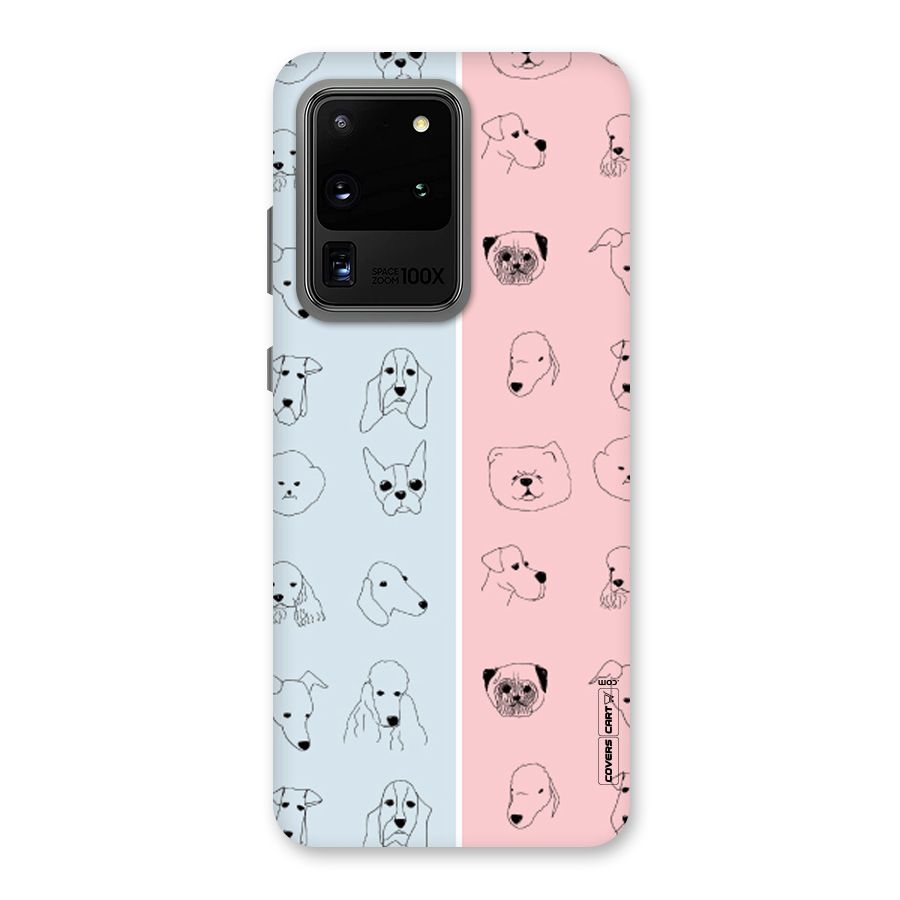 Dog Cat And Cow Back Case for Galaxy S20 Ultra