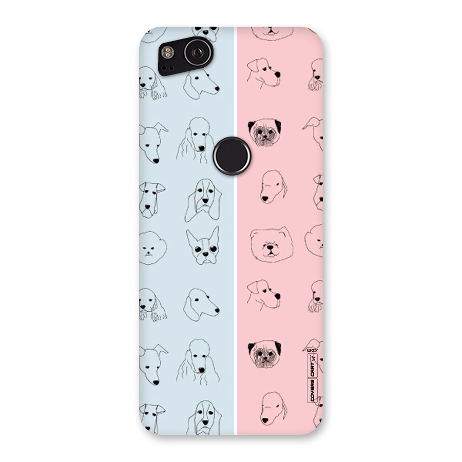 Dog Cat And Cow Back Case for Google Pixel 2