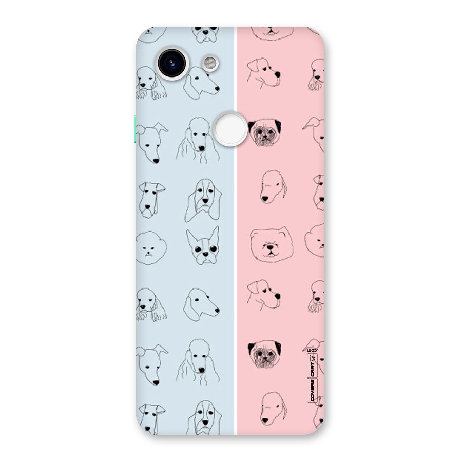 Dog Cat And Cow Back Case for Google Pixel 3