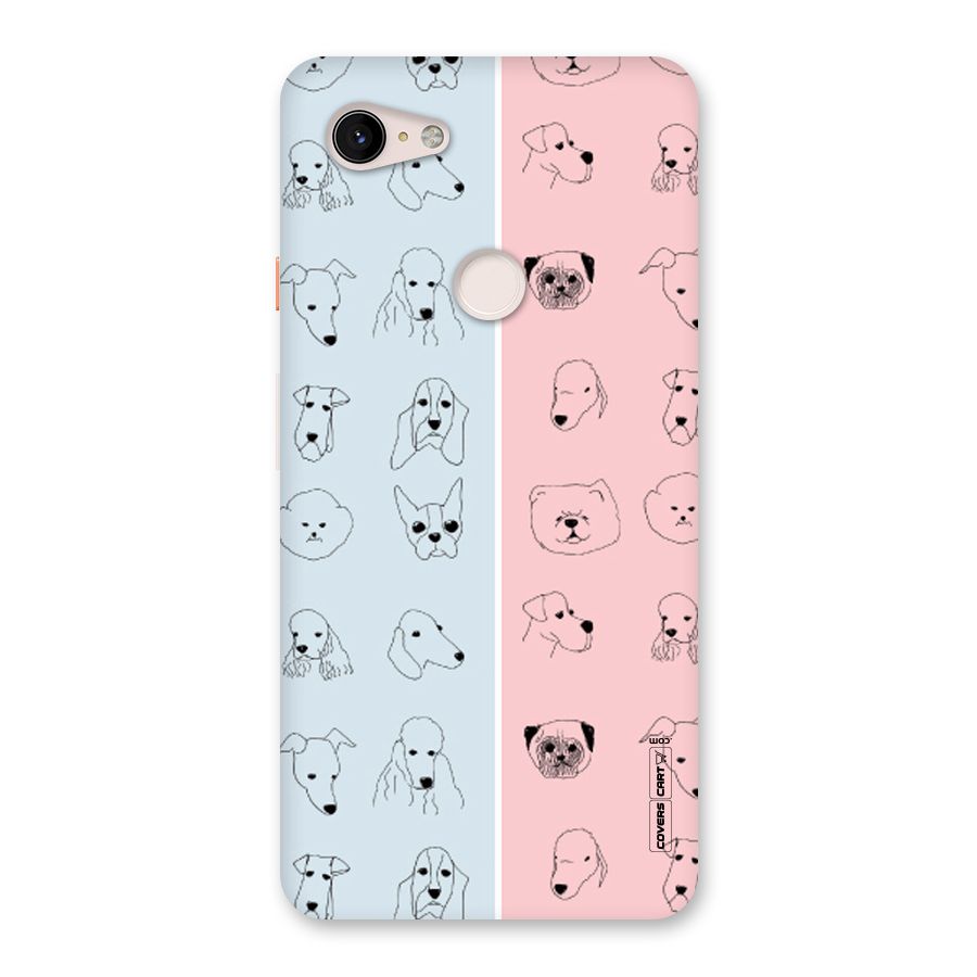 Dog Cat And Cow Back Case for Google Pixel 3 XL