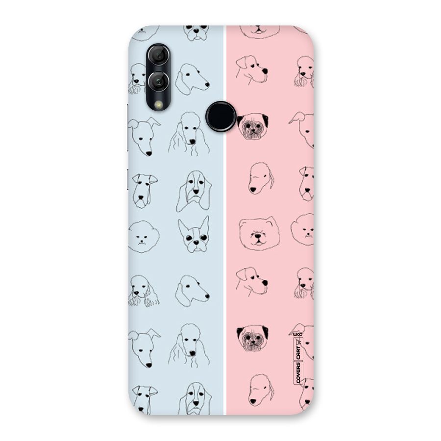 Dog Cat And Cow Back Case for Honor 10 Lite