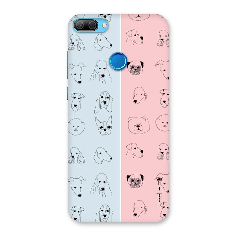Dog Cat And Cow Back Case for Honor 9N