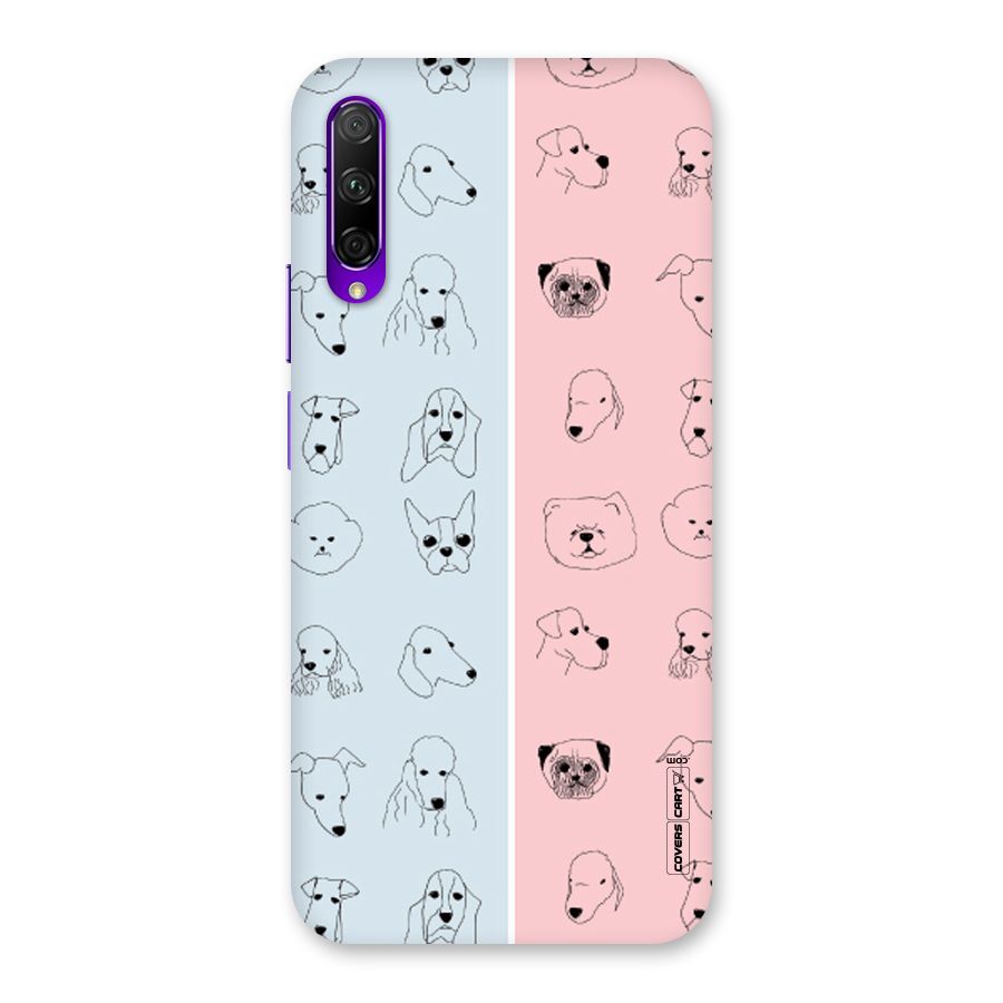 Dog Cat And Cow Back Case for Honor 9X Pro