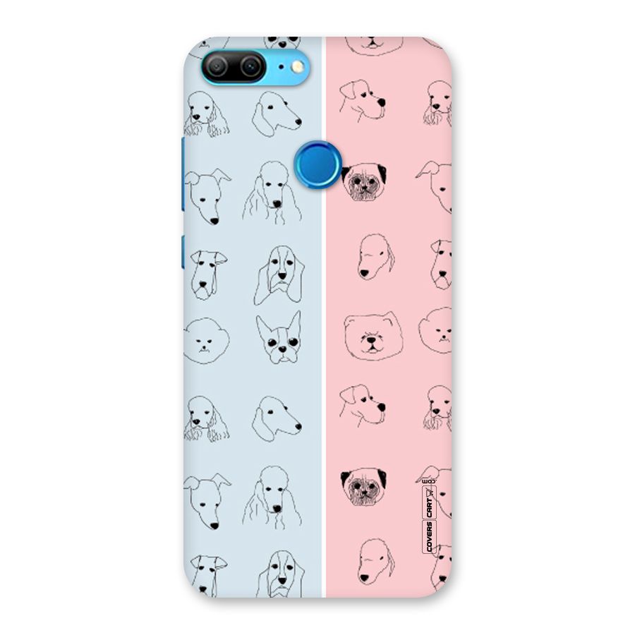 Dog Cat And Cow Back Case for Honor 9 Lite