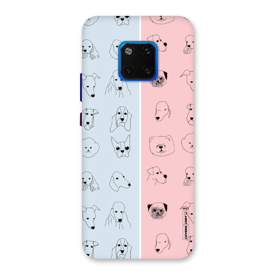 Dog Cat And Cow Back Case for Huawei Mate 20 Pro