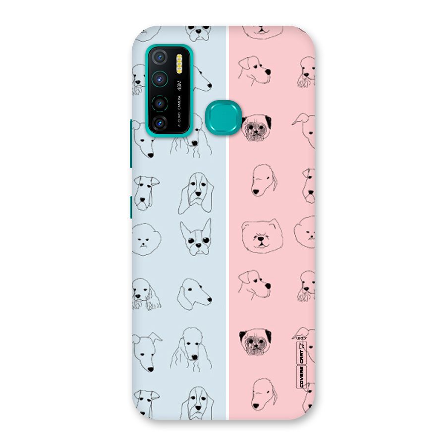 Dog Cat And Cow Back Case for Infinix Hot 9 Pro