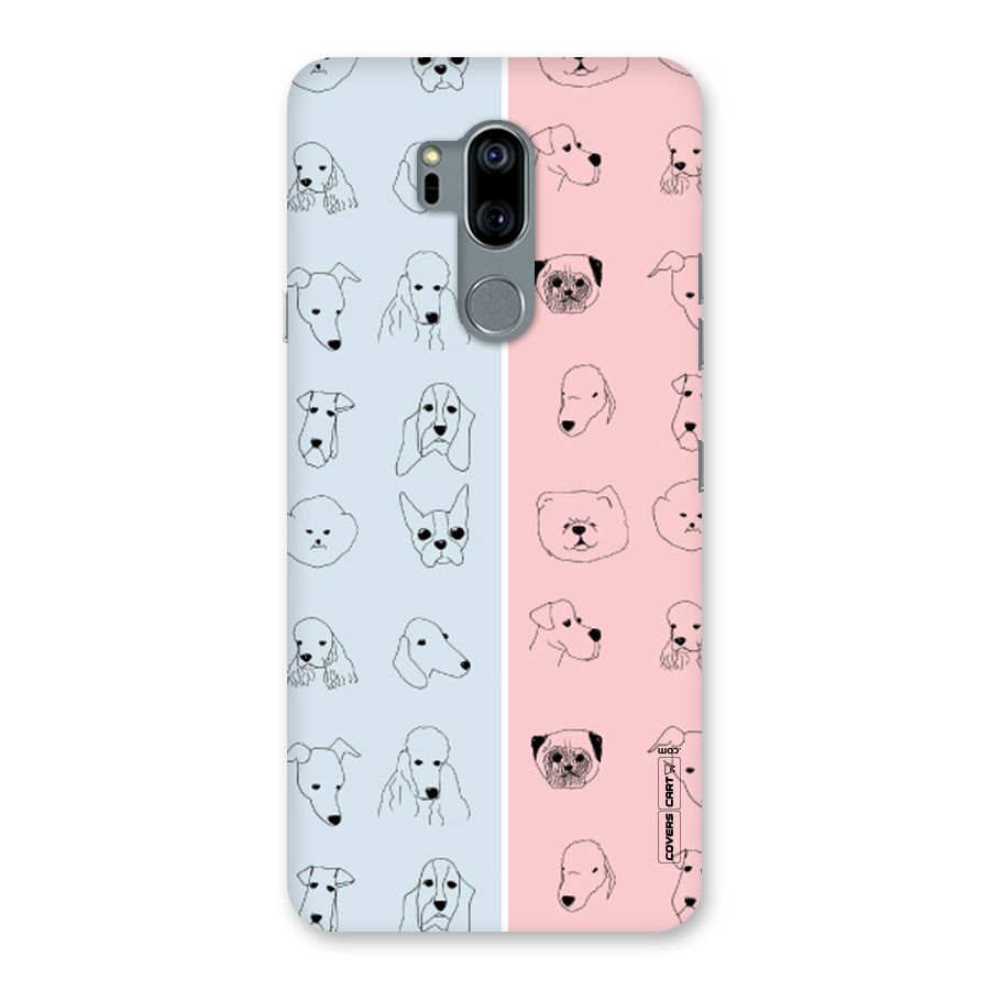 Dog Cat And Cow Back Case for LG G7