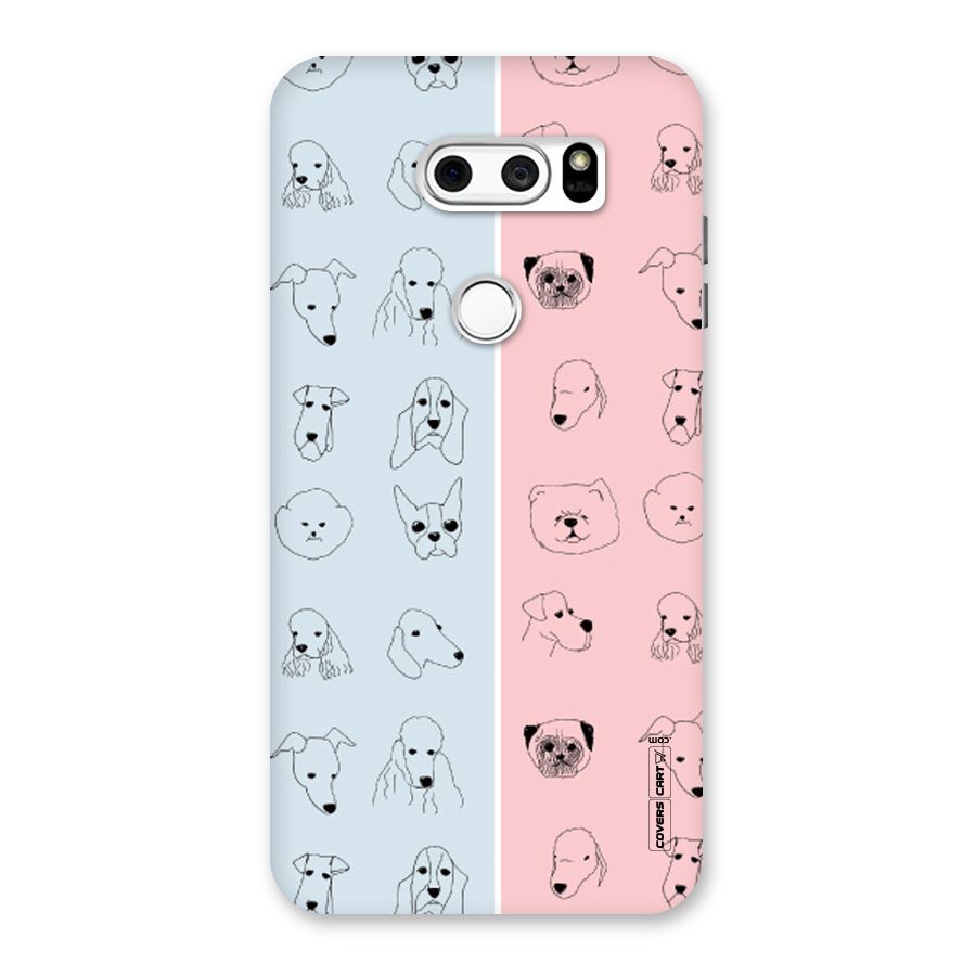Dog Cat And Cow Back Case for LG V30