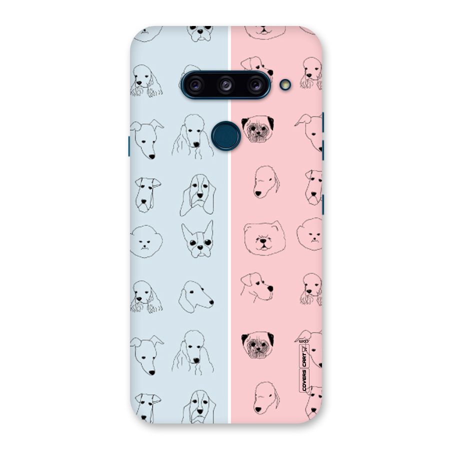 Dog Cat And Cow Back Case for LG  V40 ThinQ