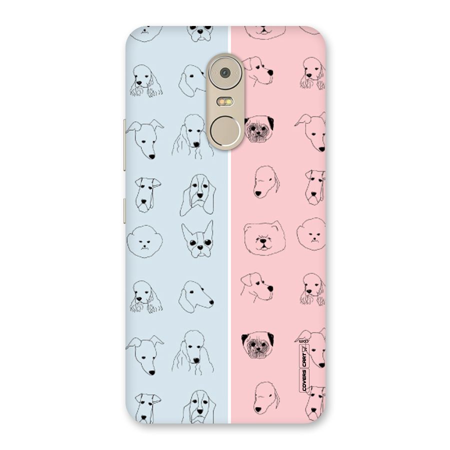 Dog Cat And Cow Back Case for Lenovo K6 Note