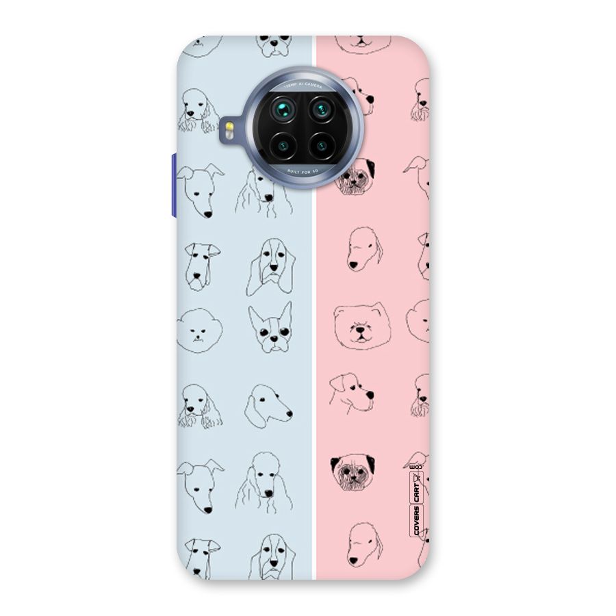 Dog Cat And Cow Back Case for Mi 10i