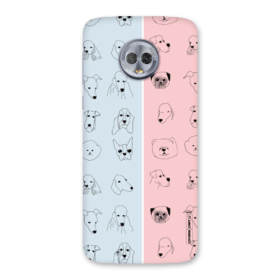 Dog Cat And Cow Back Case for Moto G6