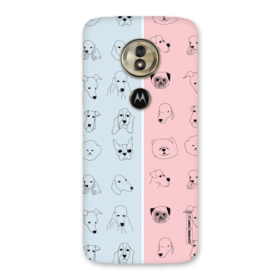 Dog Cat And Cow Back Case for Moto G6 Play