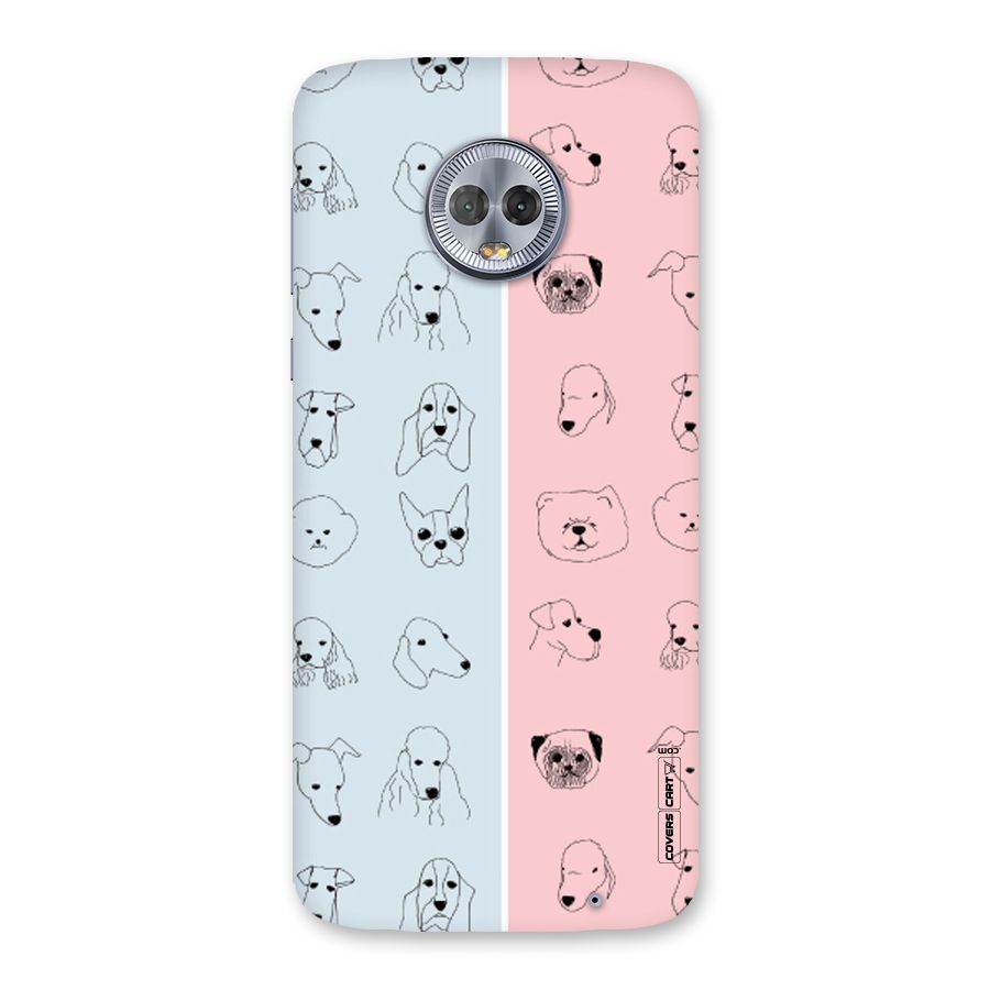 Dog Cat And Cow Back Case for Moto G6 Plus