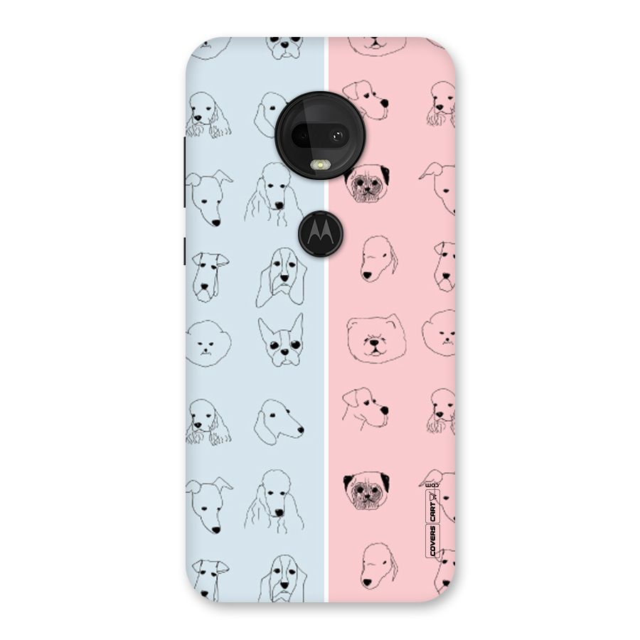 Dog Cat And Cow Back Case for Moto G7