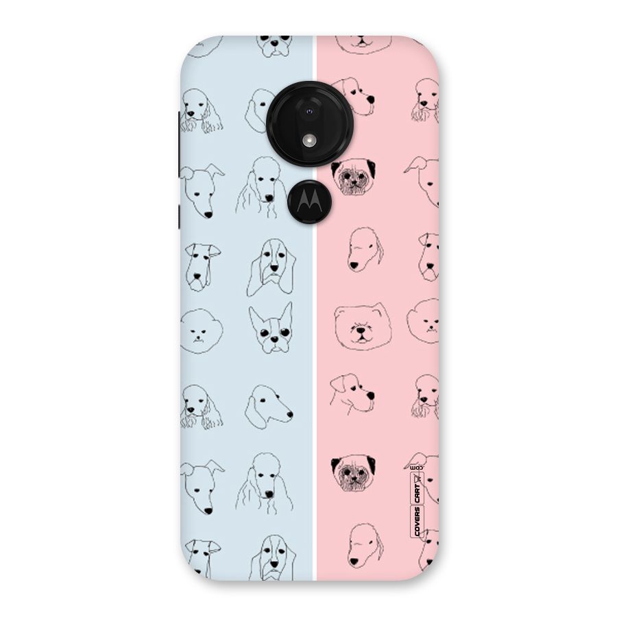 Dog Cat And Cow Back Case for Moto G7 Power