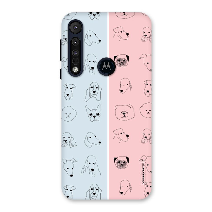Dog Cat And Cow Back Case for Motorola One Macro