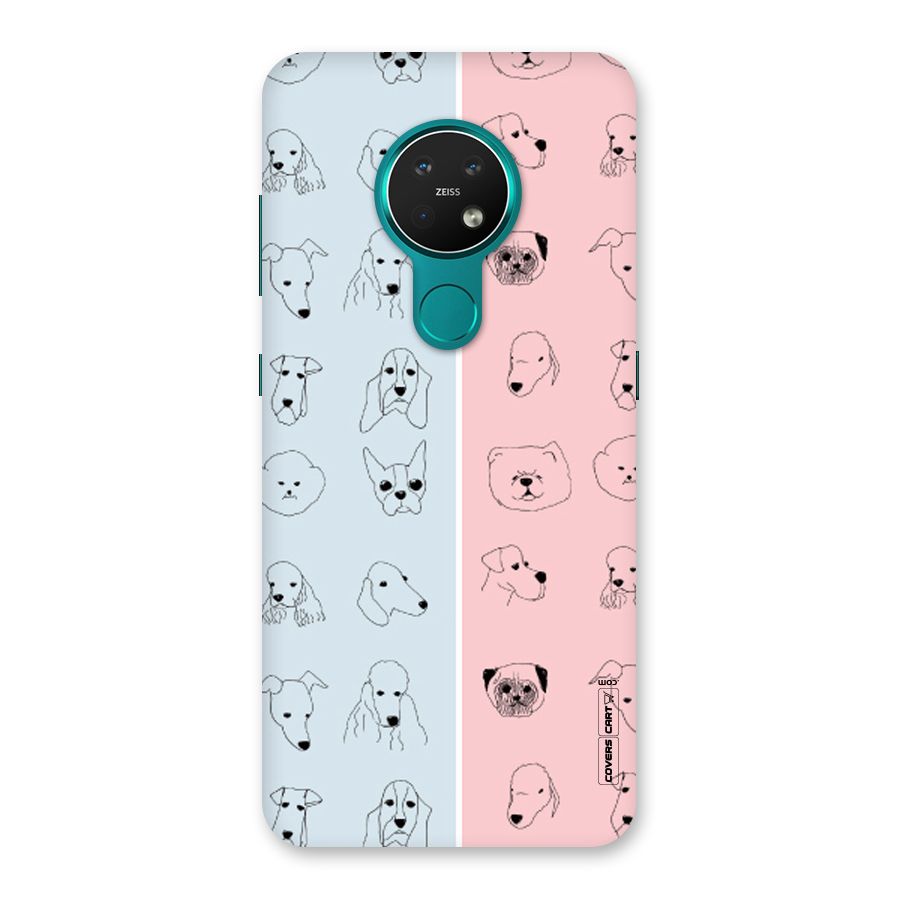 Dog Cat And Cow Back Case for Nokia 7.2
