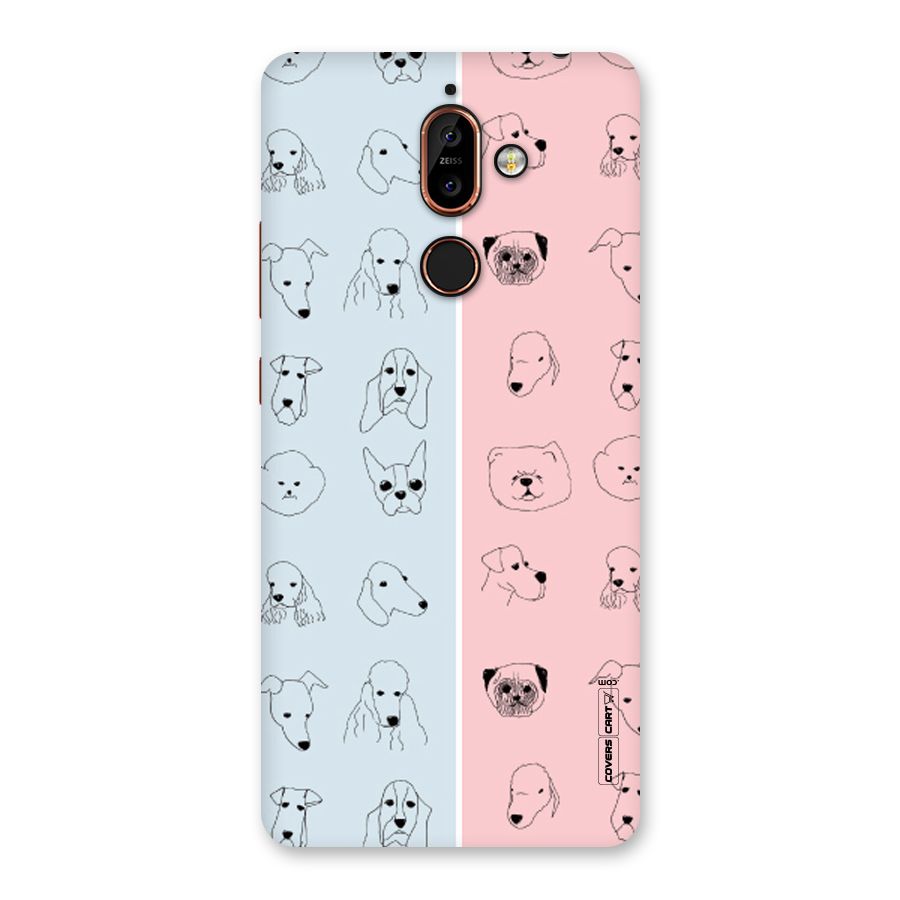 Dog Cat And Cow Back Case for Nokia 7 Plus
