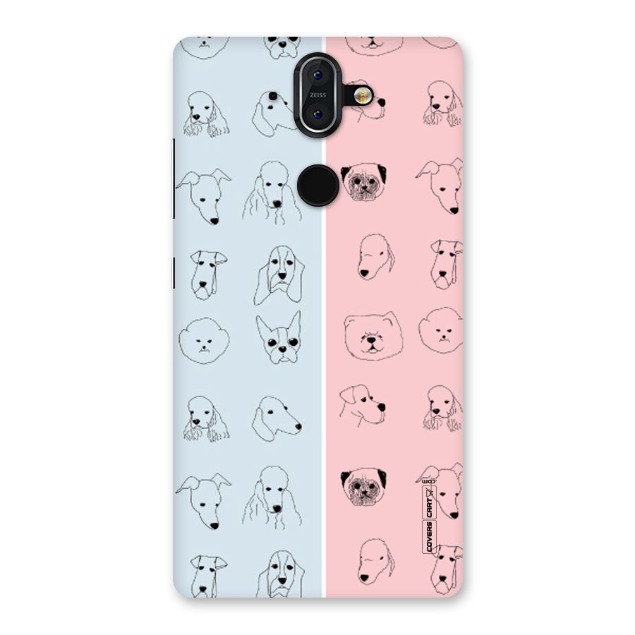 Dog Cat And Cow Back Case for Nokia 8 Sirocco