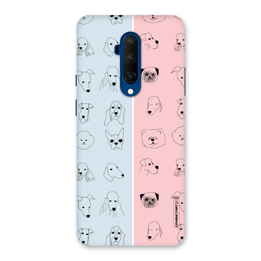 Dog Cat And Cow Back Case for OnePlus 7T Pro