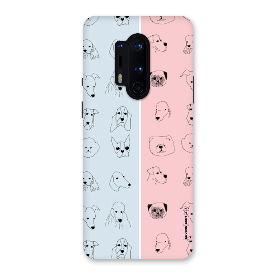 Dog Cat And Cow Back Case for OnePlus 8 Pro