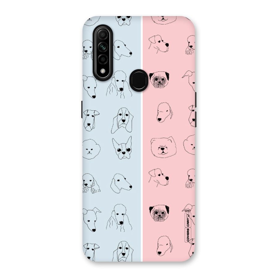 Dog Cat And Cow Back Case for Oppo A31