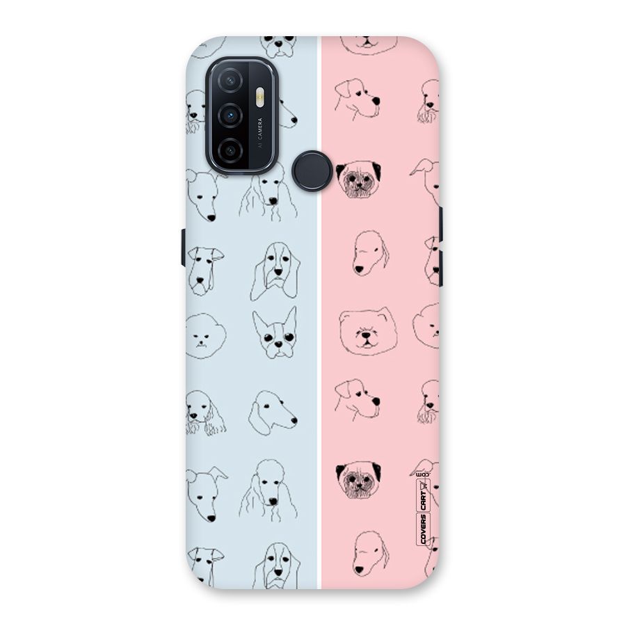 Dog Cat And Cow Back Case for Oppo A32