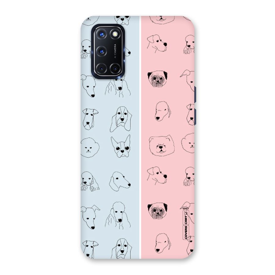 Dog Cat And Cow Back Case for Oppo A52